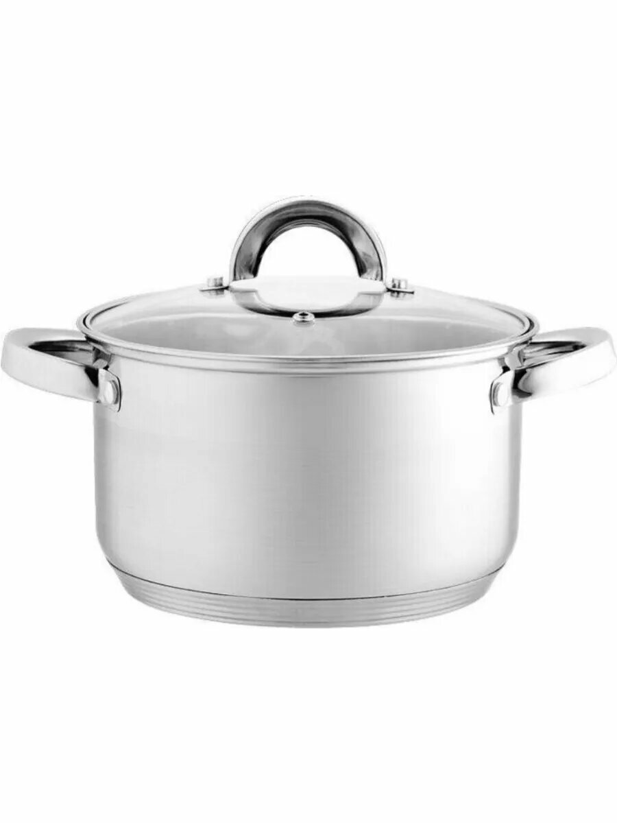 Кастрюля стальная BE-114/2 6.6л+крышка