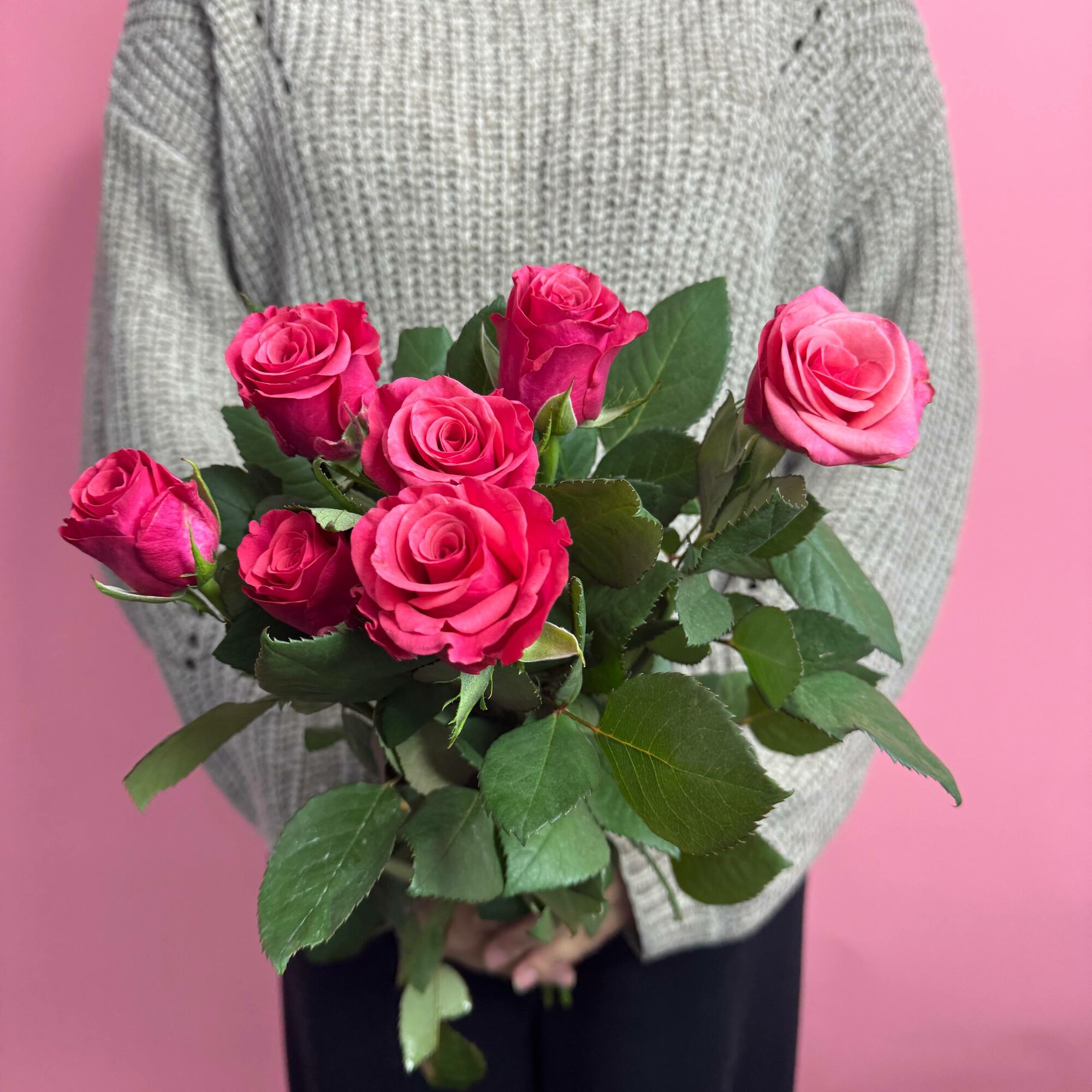 Букет из 7 голландских роз Такази