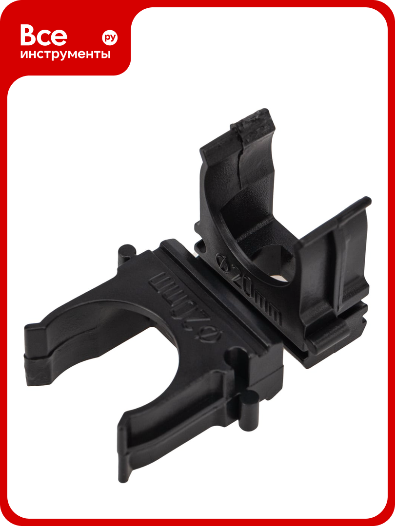 Крепеж-клипса для трубы REXANT d 20 мм 100 шт. 28-0120-3