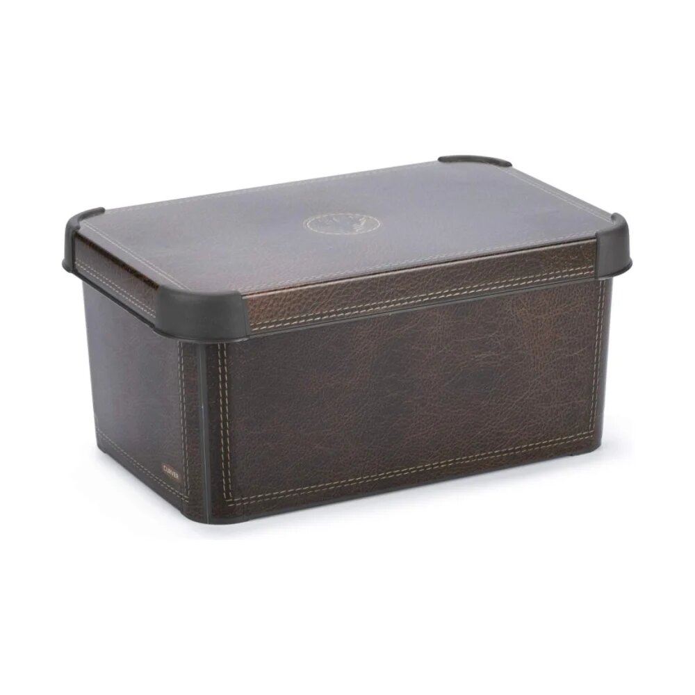 CURVER Короб ящик для хранения стокгольм 6л LEATHER 04710-D12