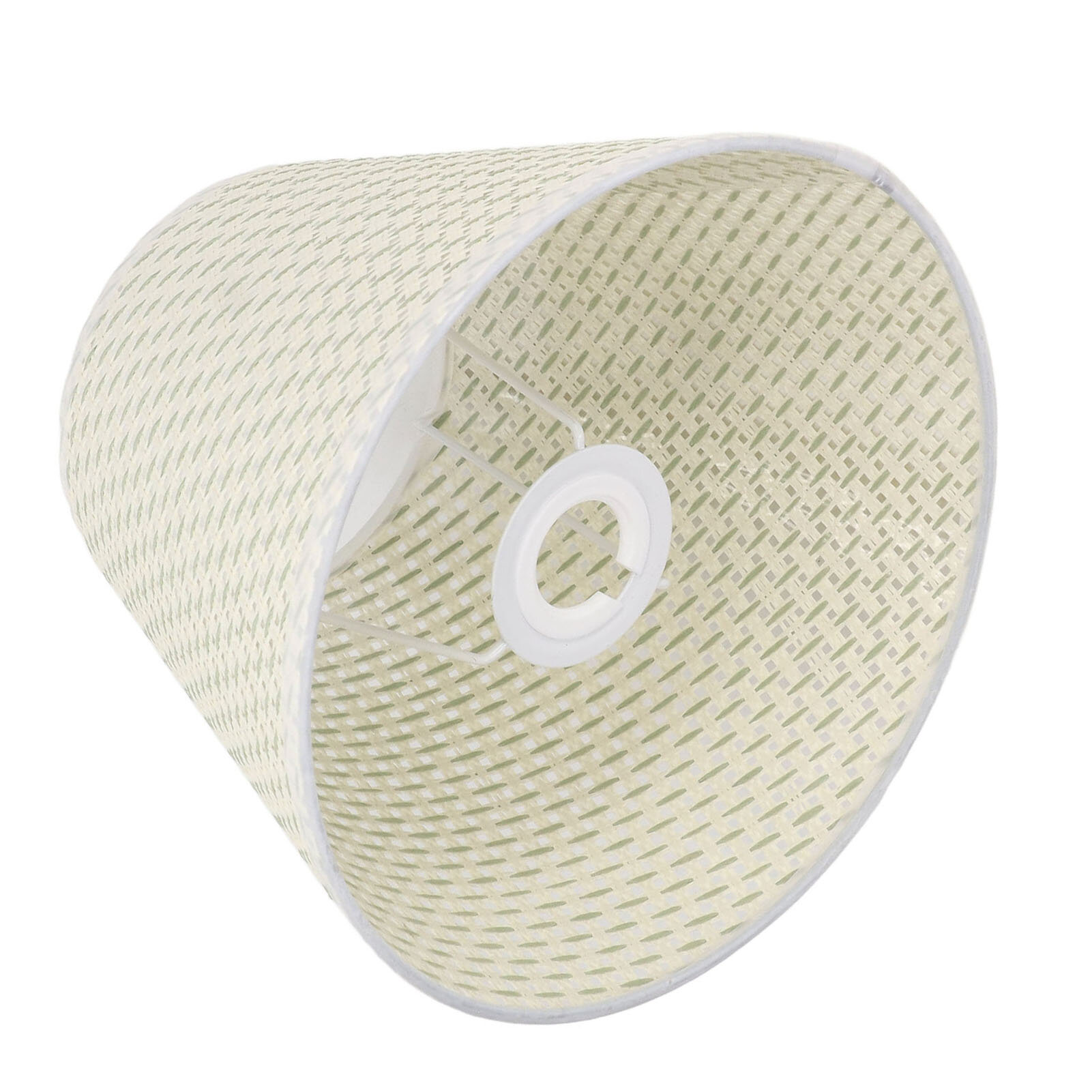 PE тканый абажур настольной лампы бежевый износостойкий тканый чехол для лампы E27 E14 калибра патрон