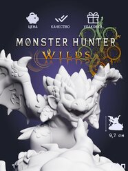 Фигурка Раталос (Rathalos Chibi) из аниме Monster Hunter World под покрас 9,7 см