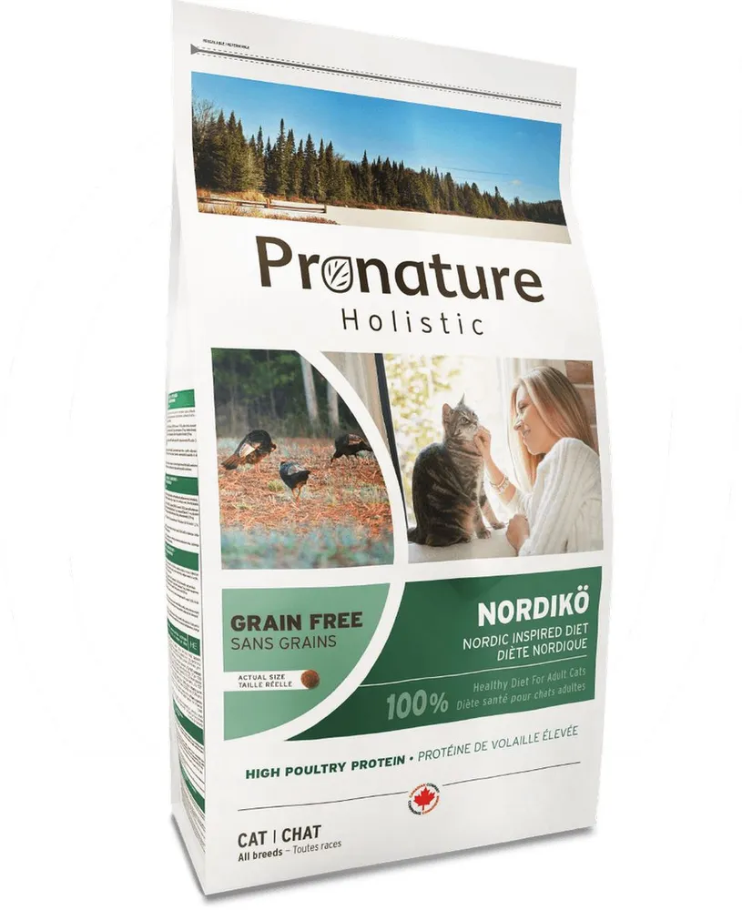 Сухой корм Pronature Holistic Nordic GF для кошек  беззерновой  индейка  340гр