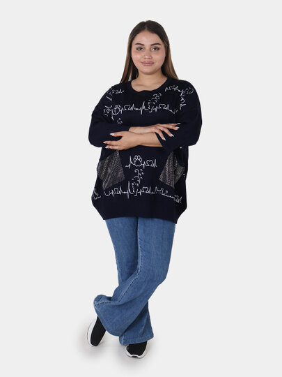 Свитер , размер OneSize, пурпурный — фото 1