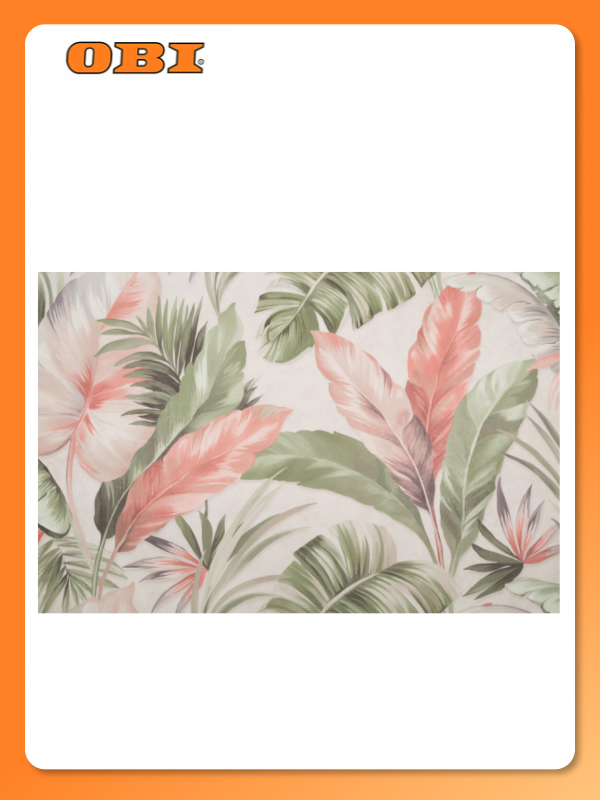 Обои флизелиновые VOG Collection BALI VV72093-25 106Х1005 м розовый