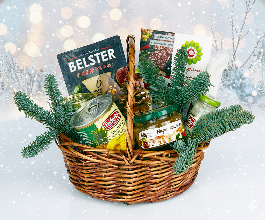 Продуктовая корзина "Ананас в сиропе"