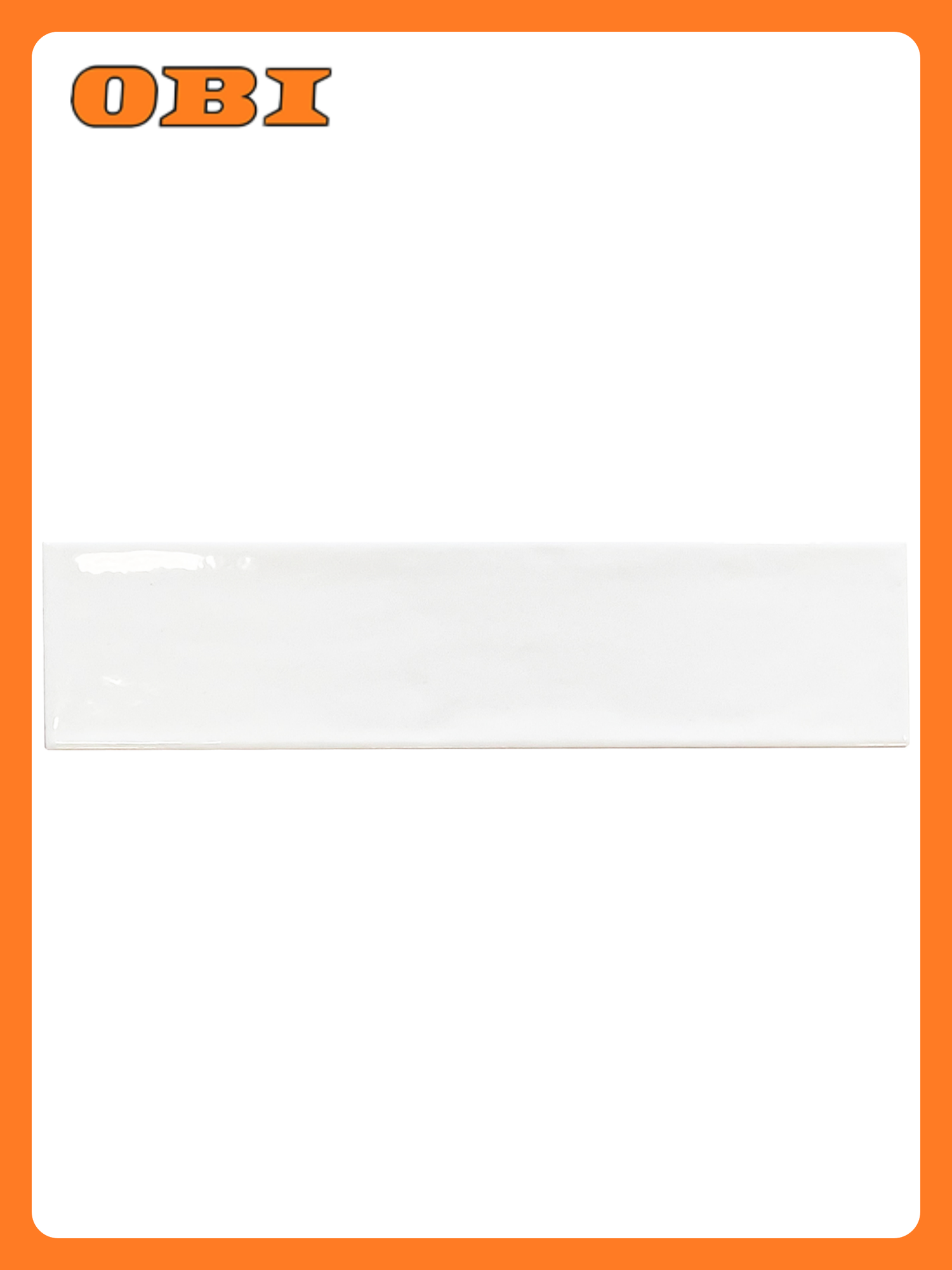 Плитка LIGURIA WHITE 7.5x30 (0.99 кв. м. в уп отгрузка кратно уп.)