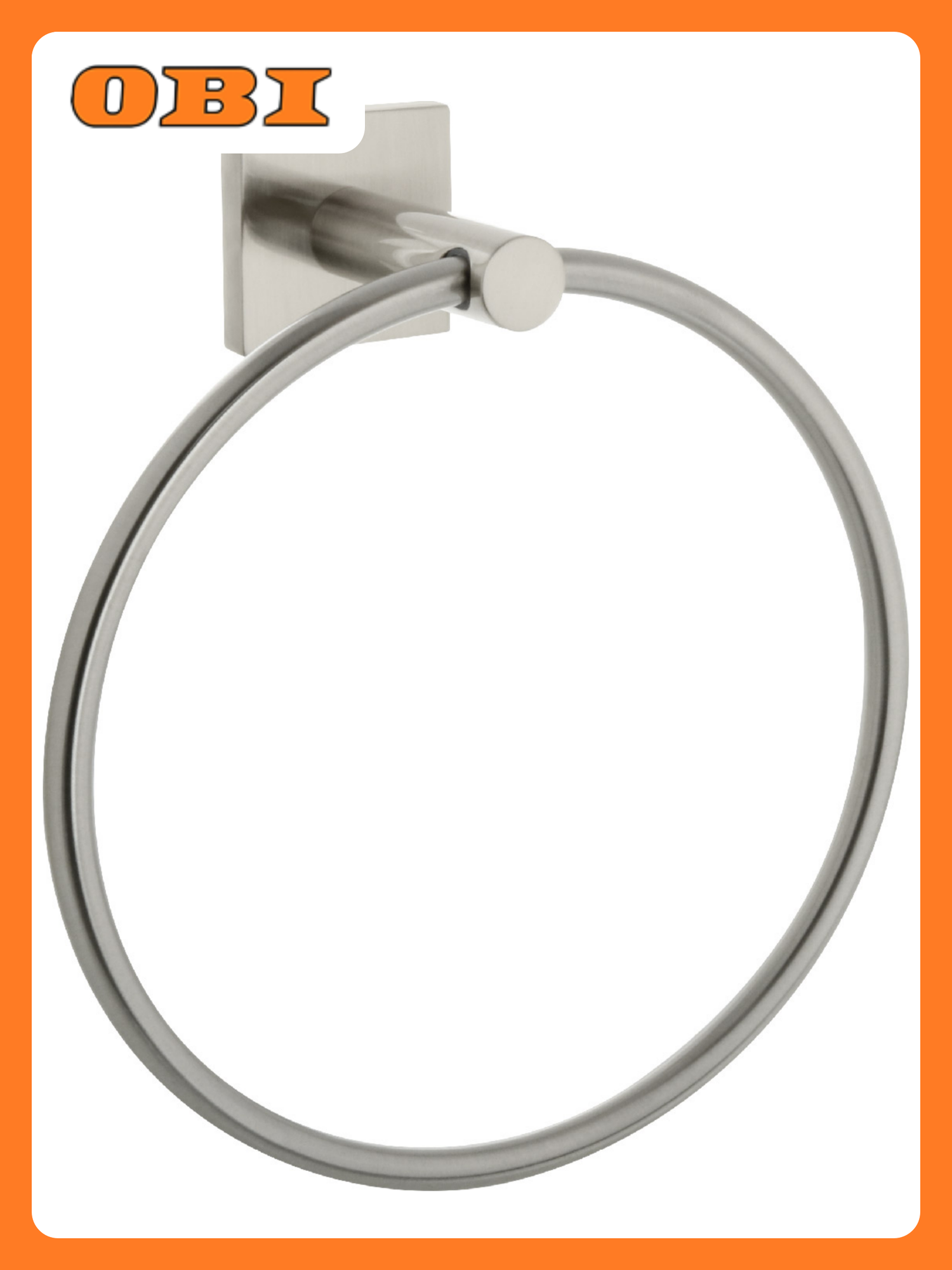 Держатель для полотенца Fixsen Lux Satin нержавеющая сталь серебристый поворотный