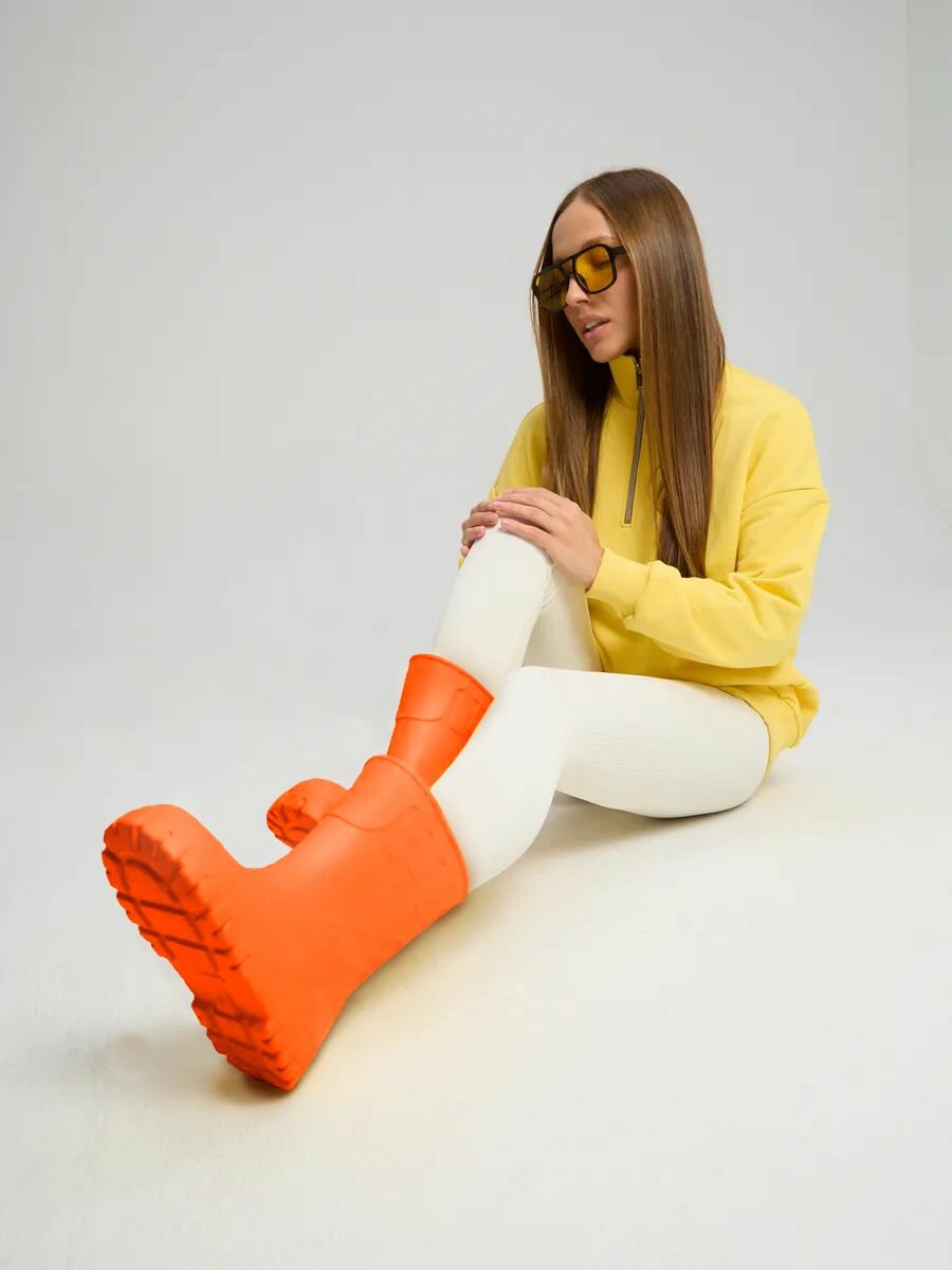 Сапоги КОЛЕСНИК  размер 40 41  оранжевый