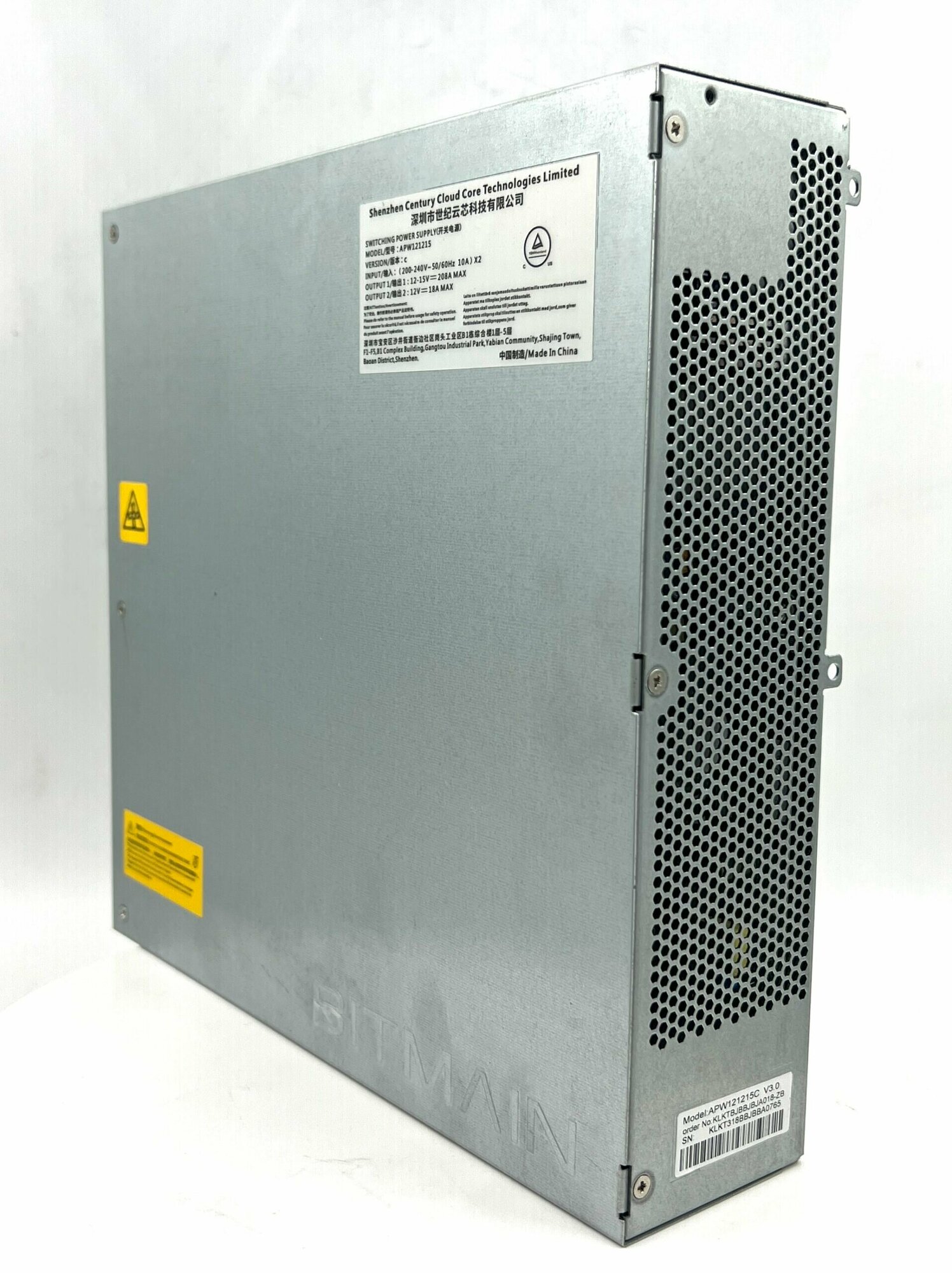 Блок питания Bitmain Antminer APW121215f 3600Вт