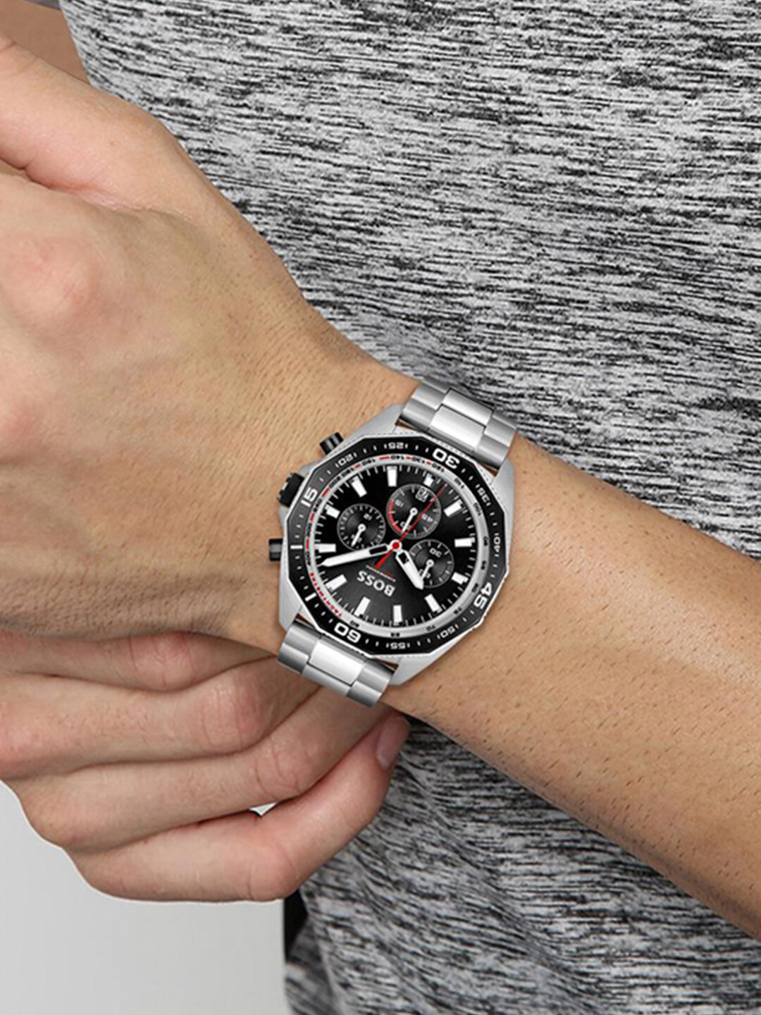 Наручные часы BOSS, черный — фото 1