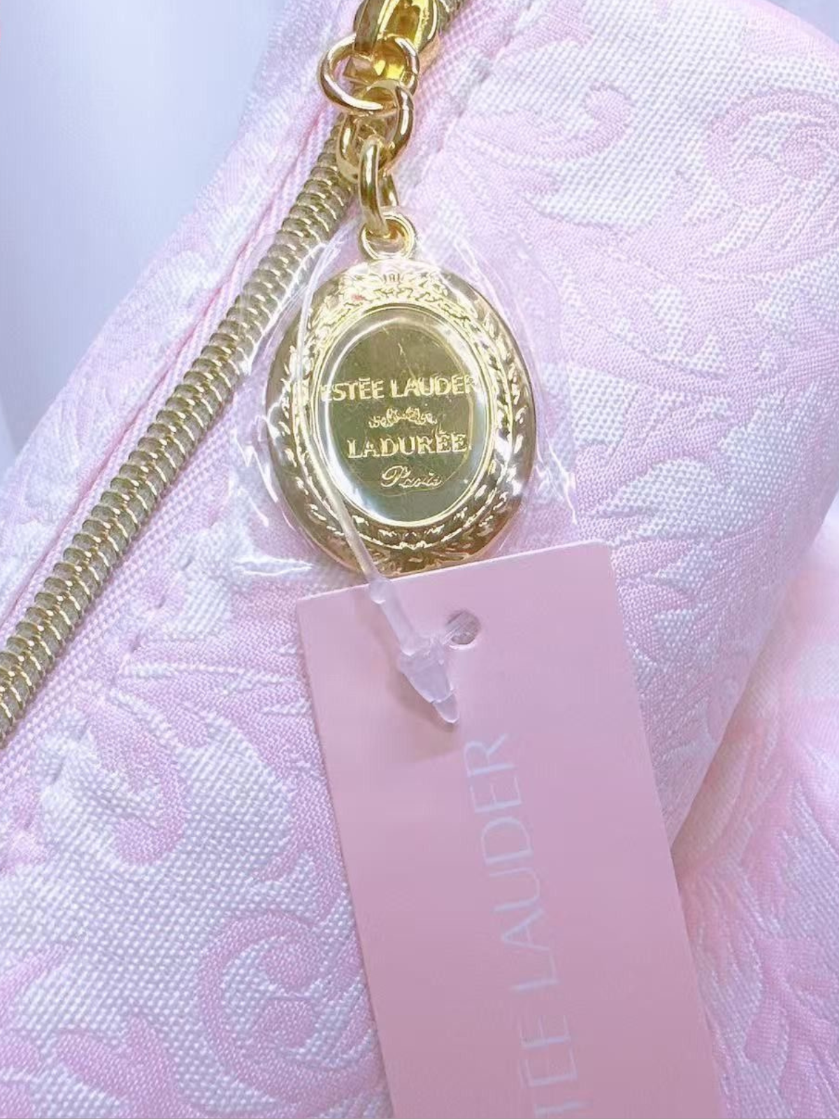 Косметичка Estee Lauder, ширина: 10 см., высота: 8 см., , розовый, — фото 1