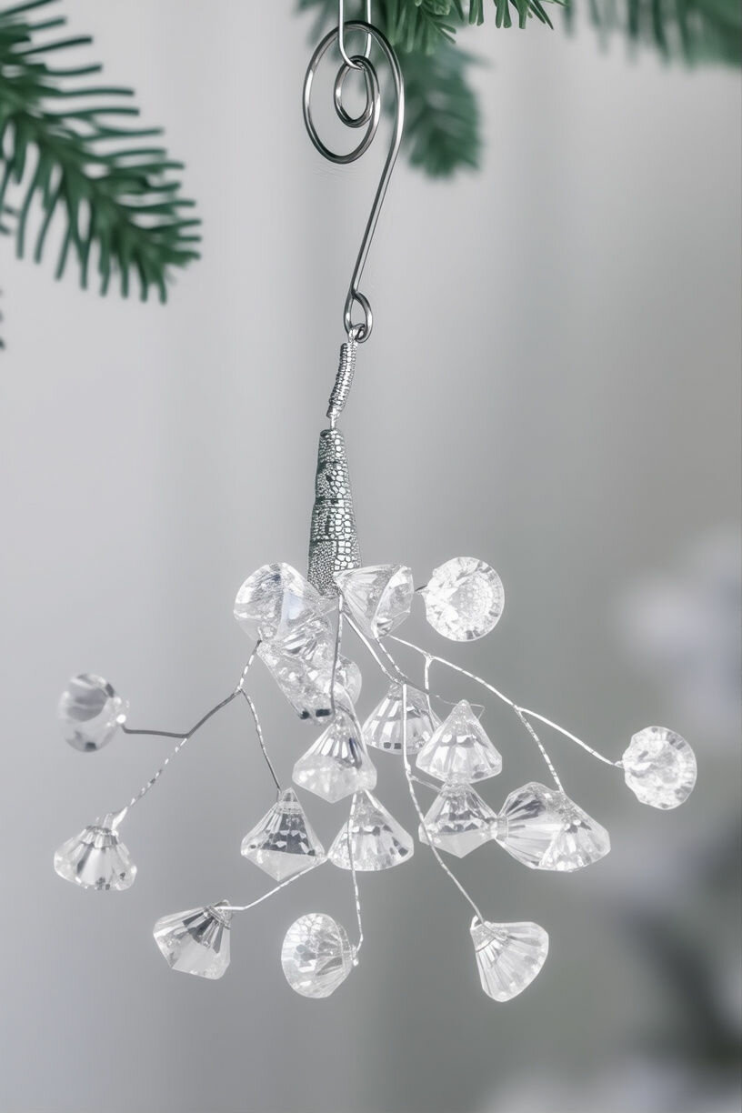 Ёлочное украшение-подвеска маджори, акрил, 11 см, Winter Deco 1000448