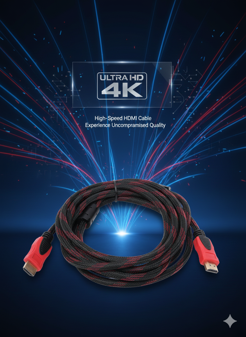 Кабель HDMI 3 м Ultra HD 4K, ARC, Ethernet, FullHD 1080p, 3D, 3 M