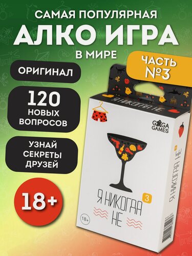 Изображение товара Карточная игра Я Никогда Не 3