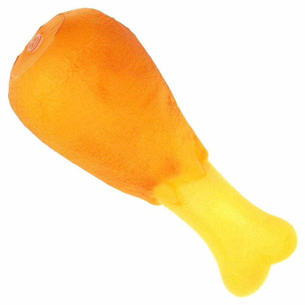 Игрушка для собаки КНР "Окорок" 13,5 см, с пищалкой, ПВХ
