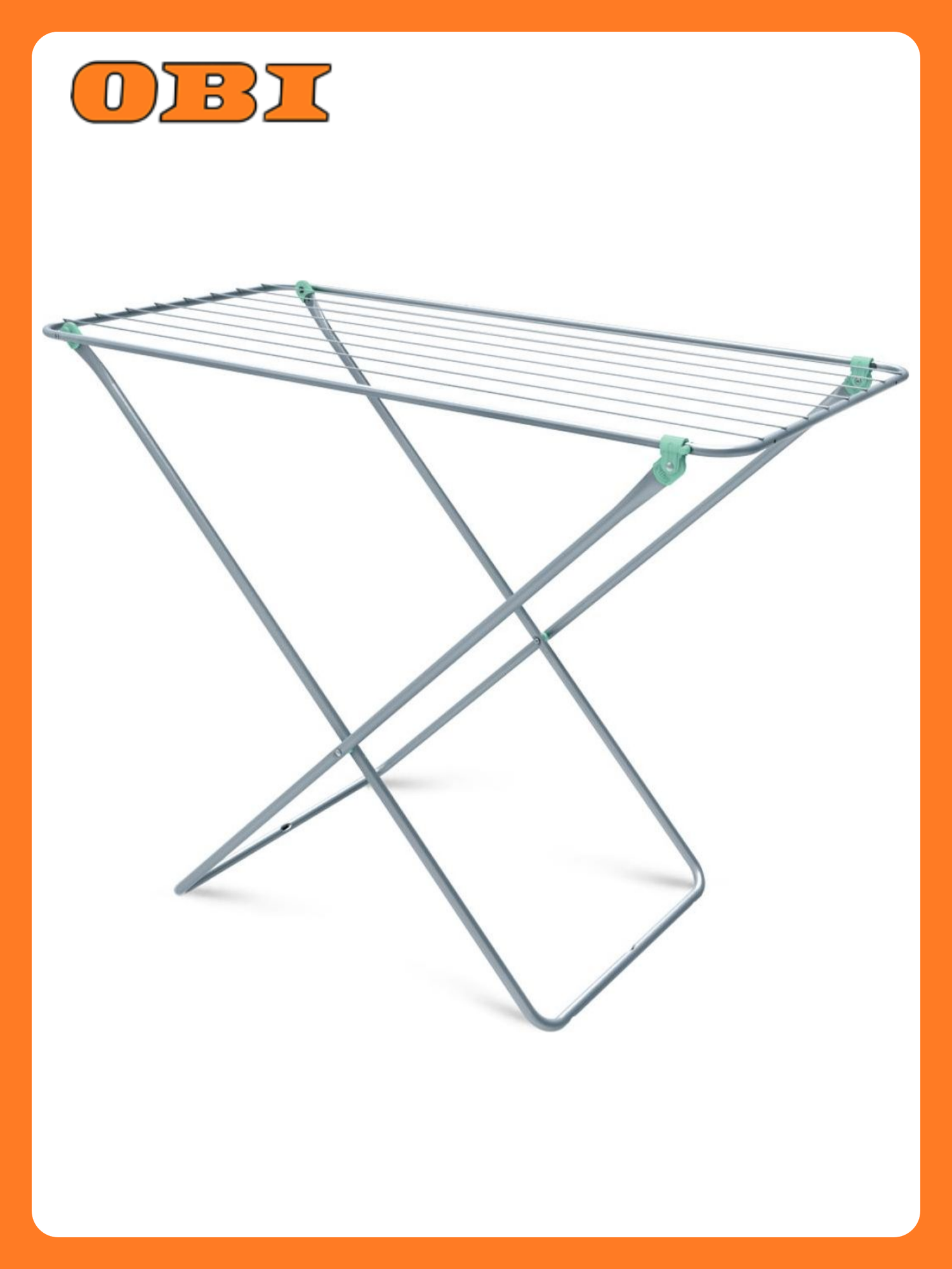 Сушилка Ника напольная складная СБ3 10 м серебристый