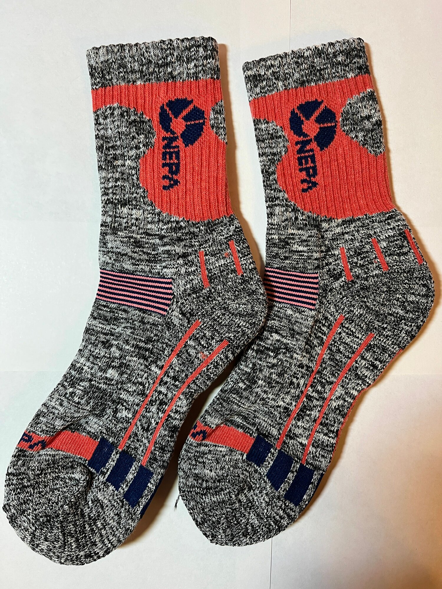 Носки NEPA, размер 24, серый, коралловый, розовый — фото 1