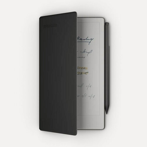 Изображение товара Графический планшет reMarkable Paper Pro Move 7.3", стилус Marker Plus + чехол Premium Leather - Book Folio Black