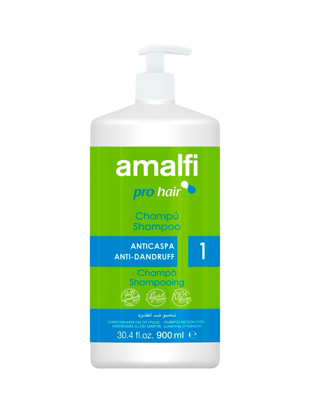 Шампунь для волос против перхоти Amalfi Professional, 900 мл — фото 1