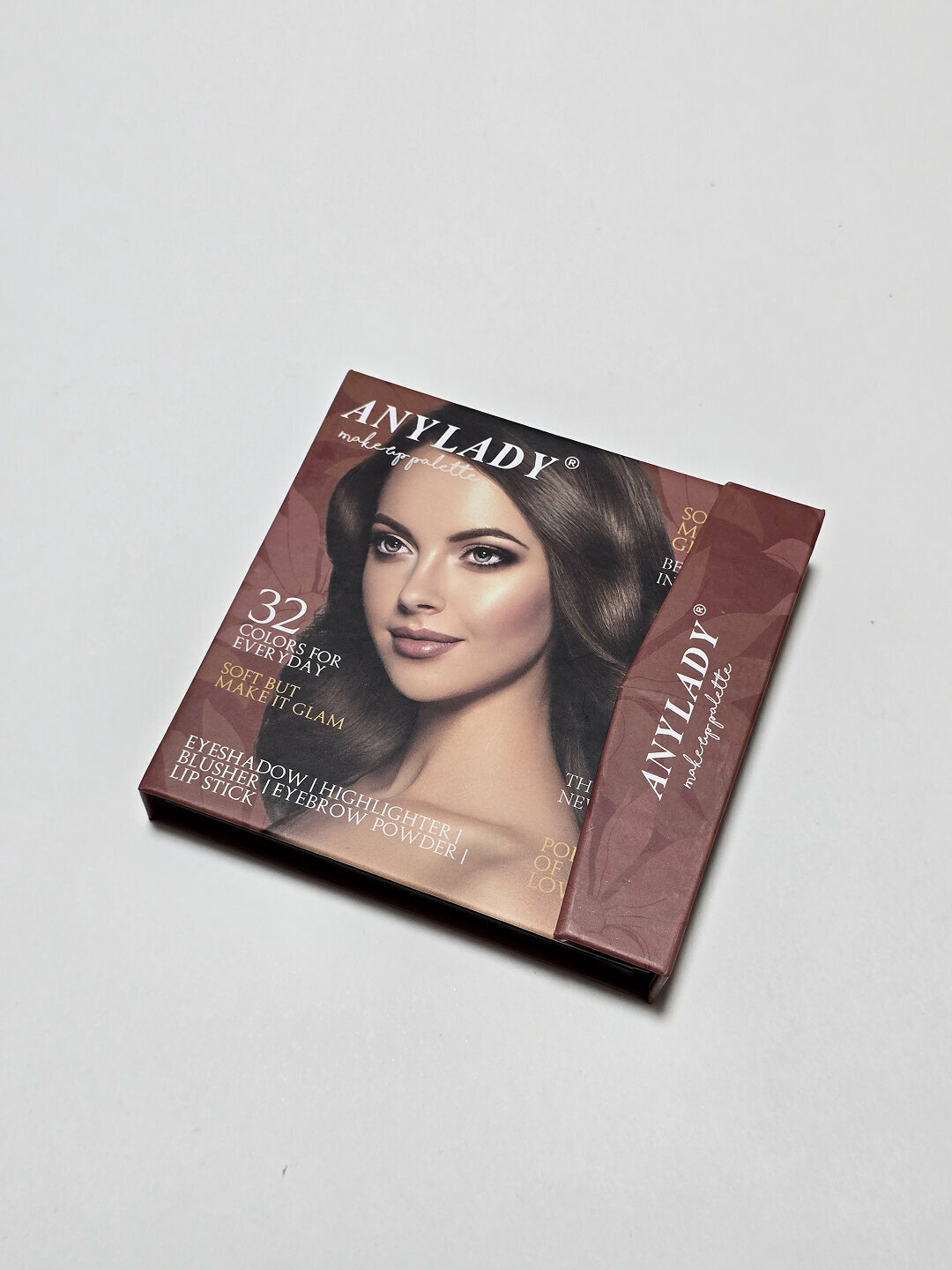 Тени для век в форме книги, с кисточкой, румянa, контринг, помада