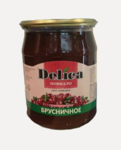 Изображение товара Повидло Брусничное 600 гр Смоленск, 2 шт