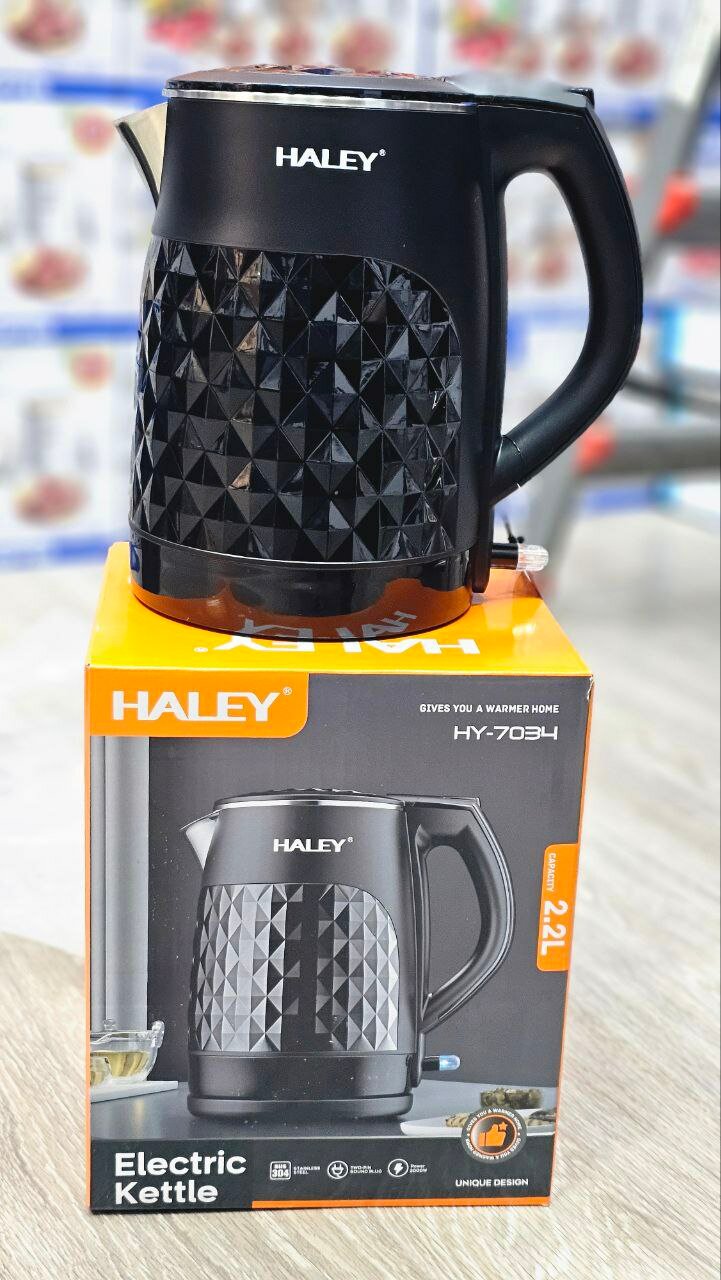 Электрический чайник Haley HY-7034, 2.2 л Электрический чайник Чайник Haley Мощность 1500 Вт