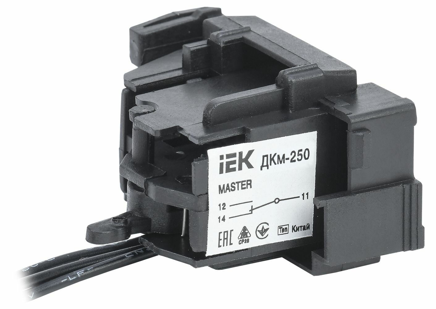 Контакт дополнительный IEK ДКм-250, ДКм-35, MASTER, номинальный ток 0.5А