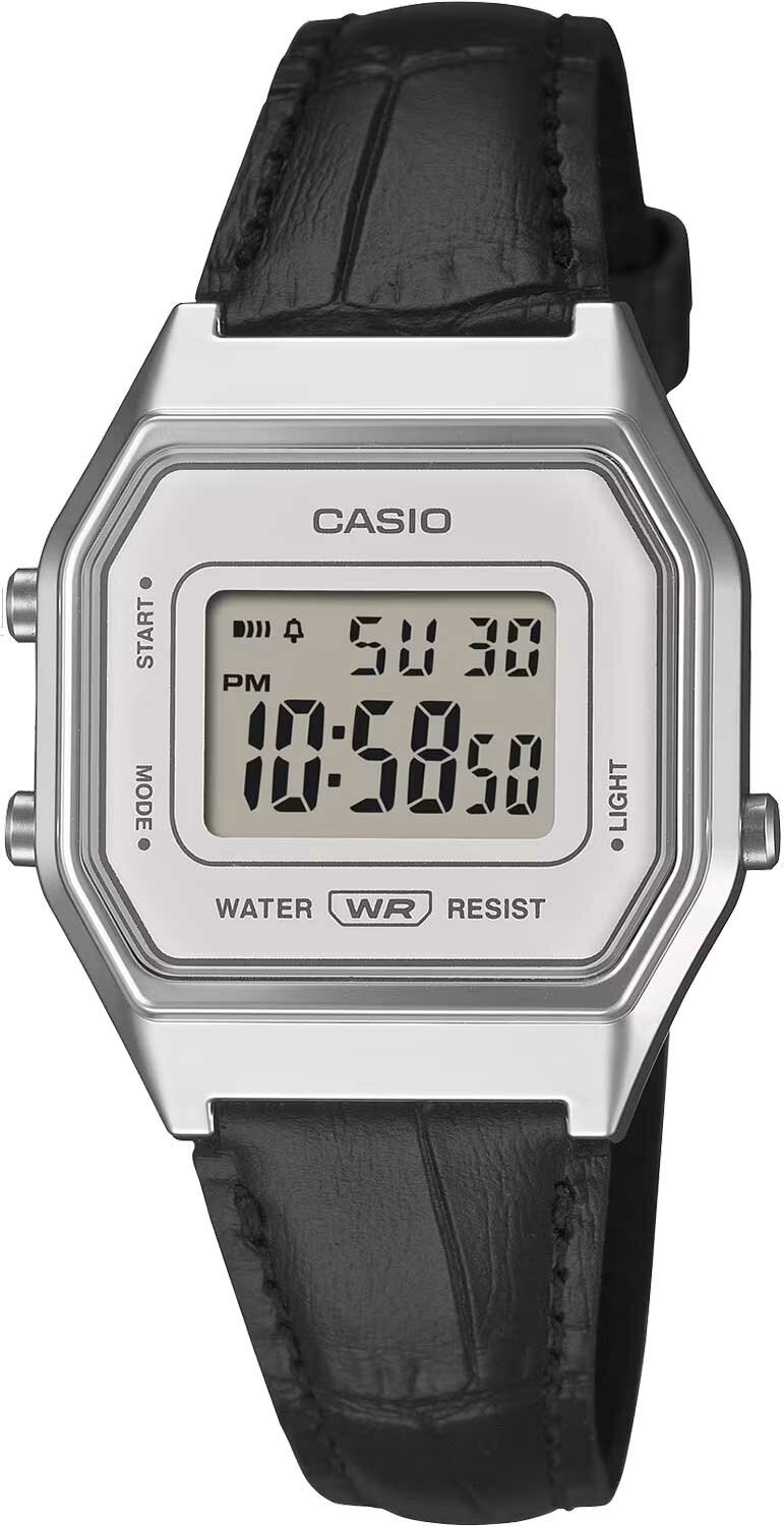 Японские наручные часы Casio Vintage LA680WEL-1 с хронографом