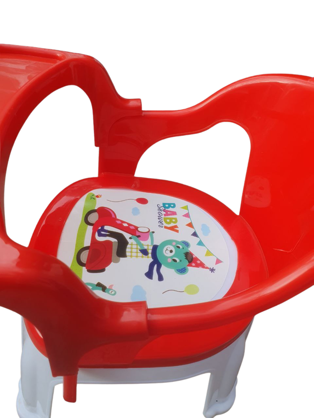 Детский стульчик для кормления с подносом, прочный пластик, удобный — фото 1