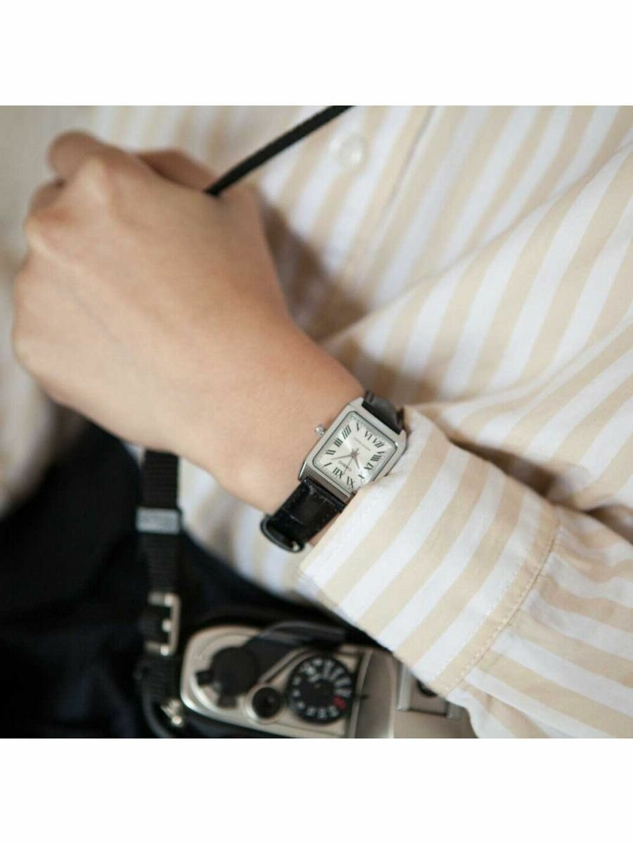 Наручные часы CASIO, серебряный, черный — фото 1