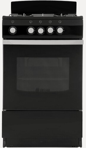 Изображение товара Газовая плита De luxe 5040.38 г 50 см, 43 л, 4 конфорки, черный