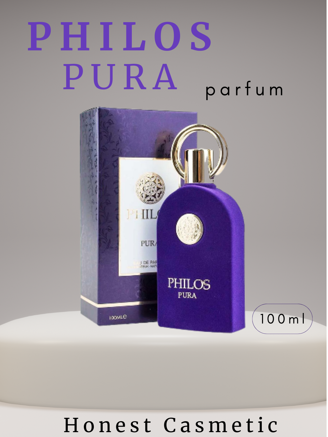 Духи PHILOS PURA ALHAMBRA, женские, акватические, альдегидные, 100мл