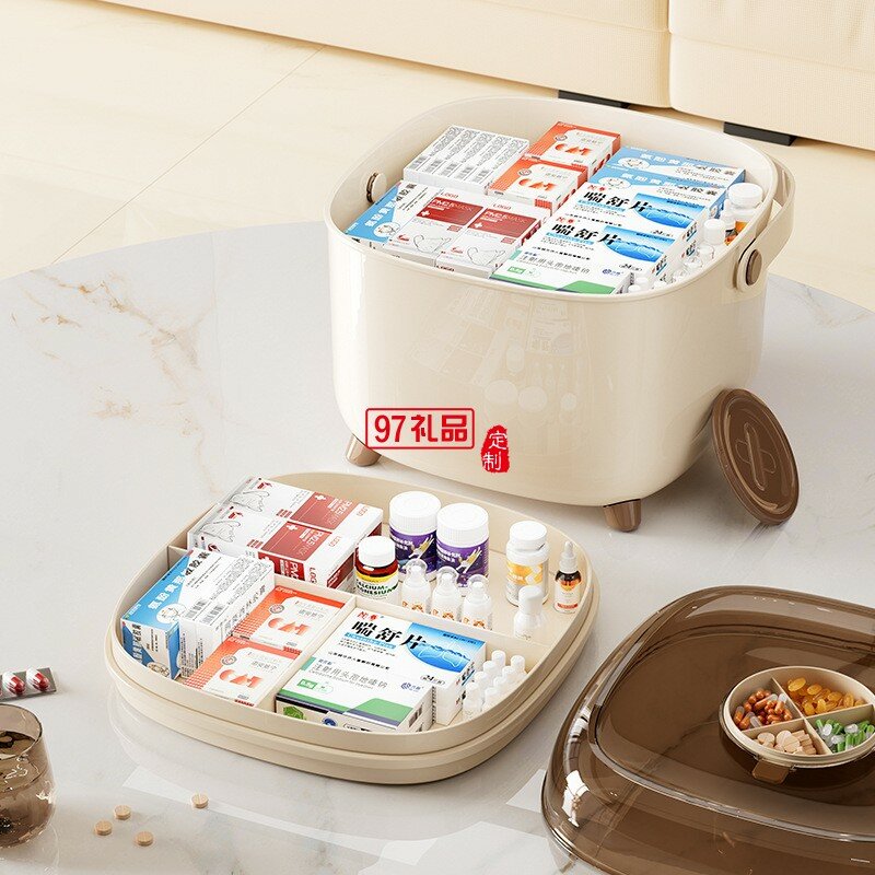 Органайзер-аптечка для лекарств и таблеток с несколькими отсеками — фото 1