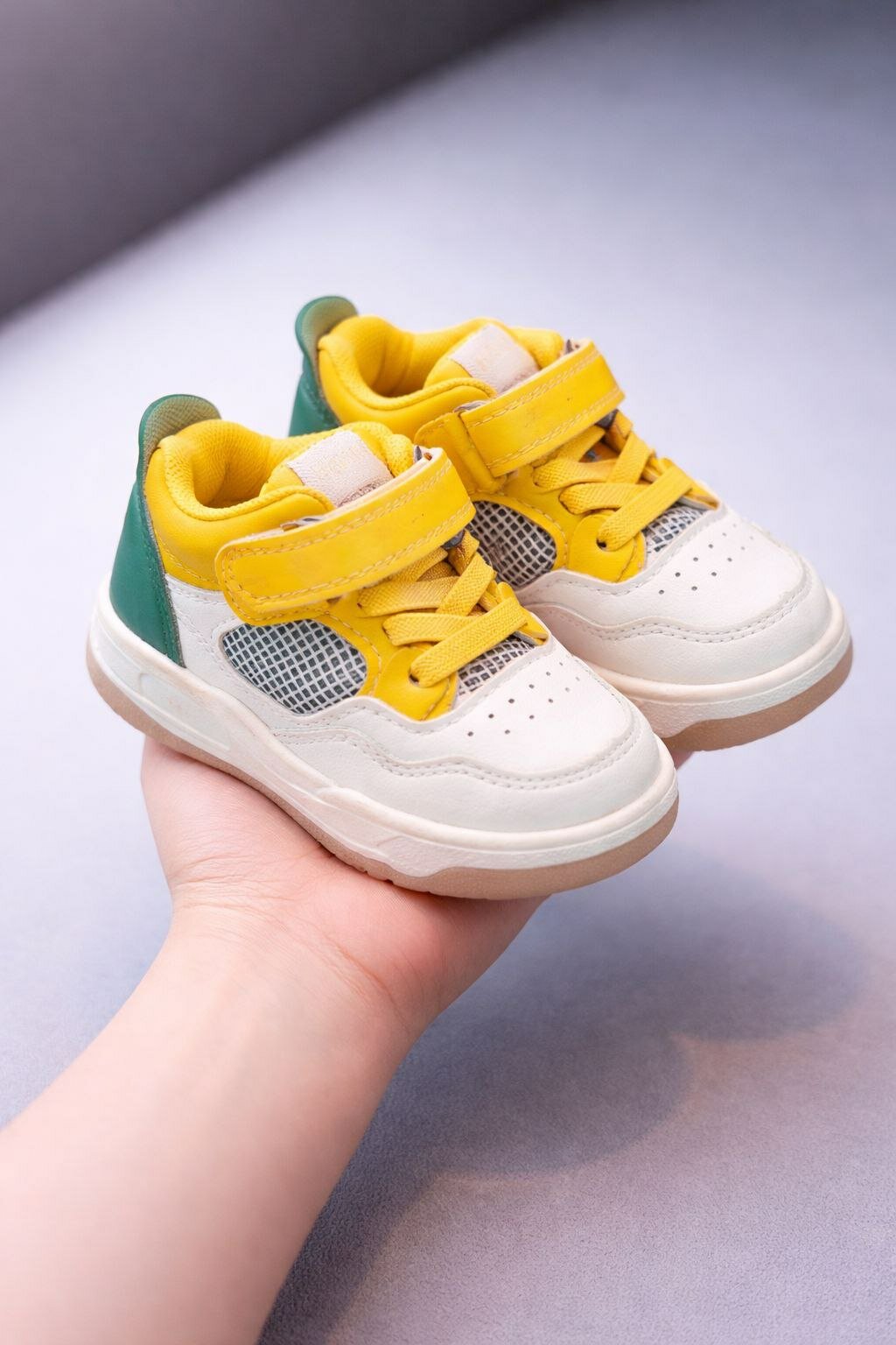 Кеды, размер 15 16, желтый — фото 1