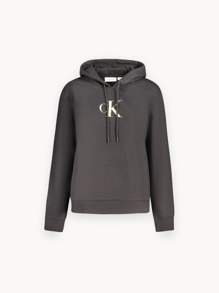 Худи Calvin Klein Jeans, размер S, , черный