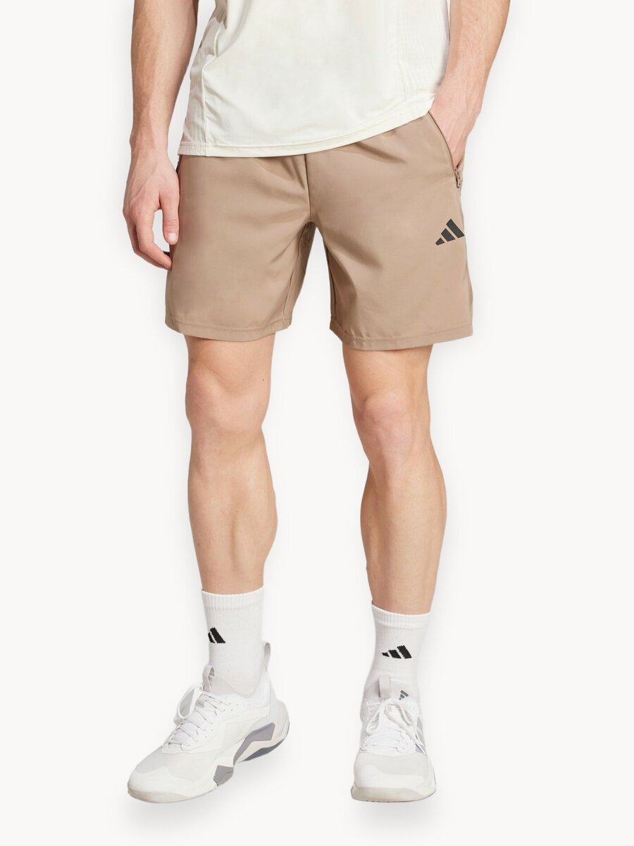 Шорты adidas Train Essentials, размер XL INT, коричневый