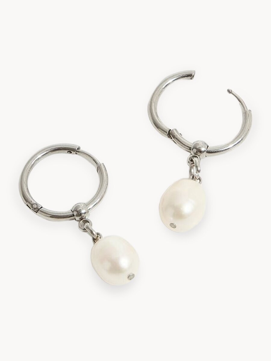 Серьги, жемчуг культивированный