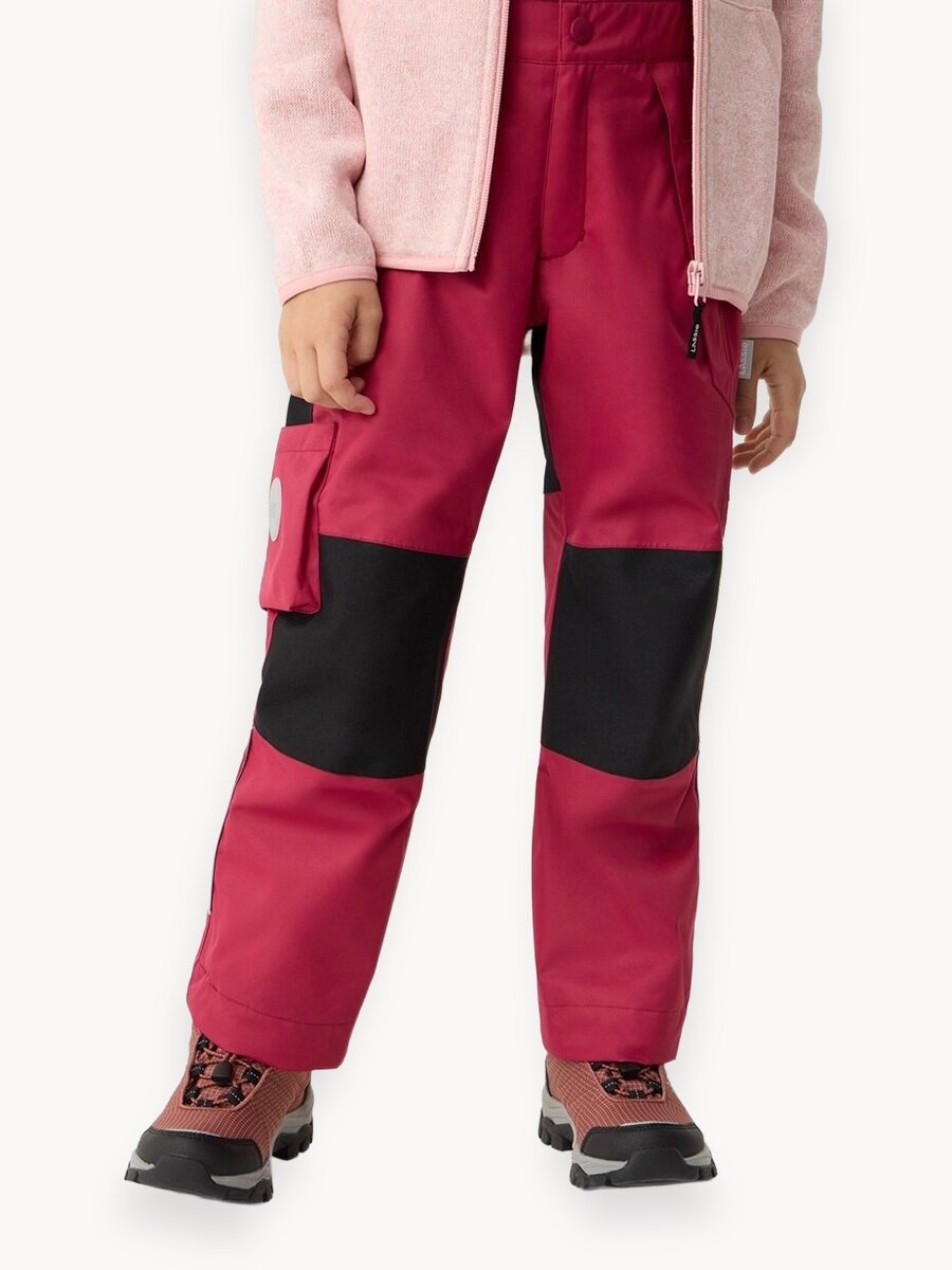 Брюки утеплённые Lassie Juha, размер 122, , бордовый