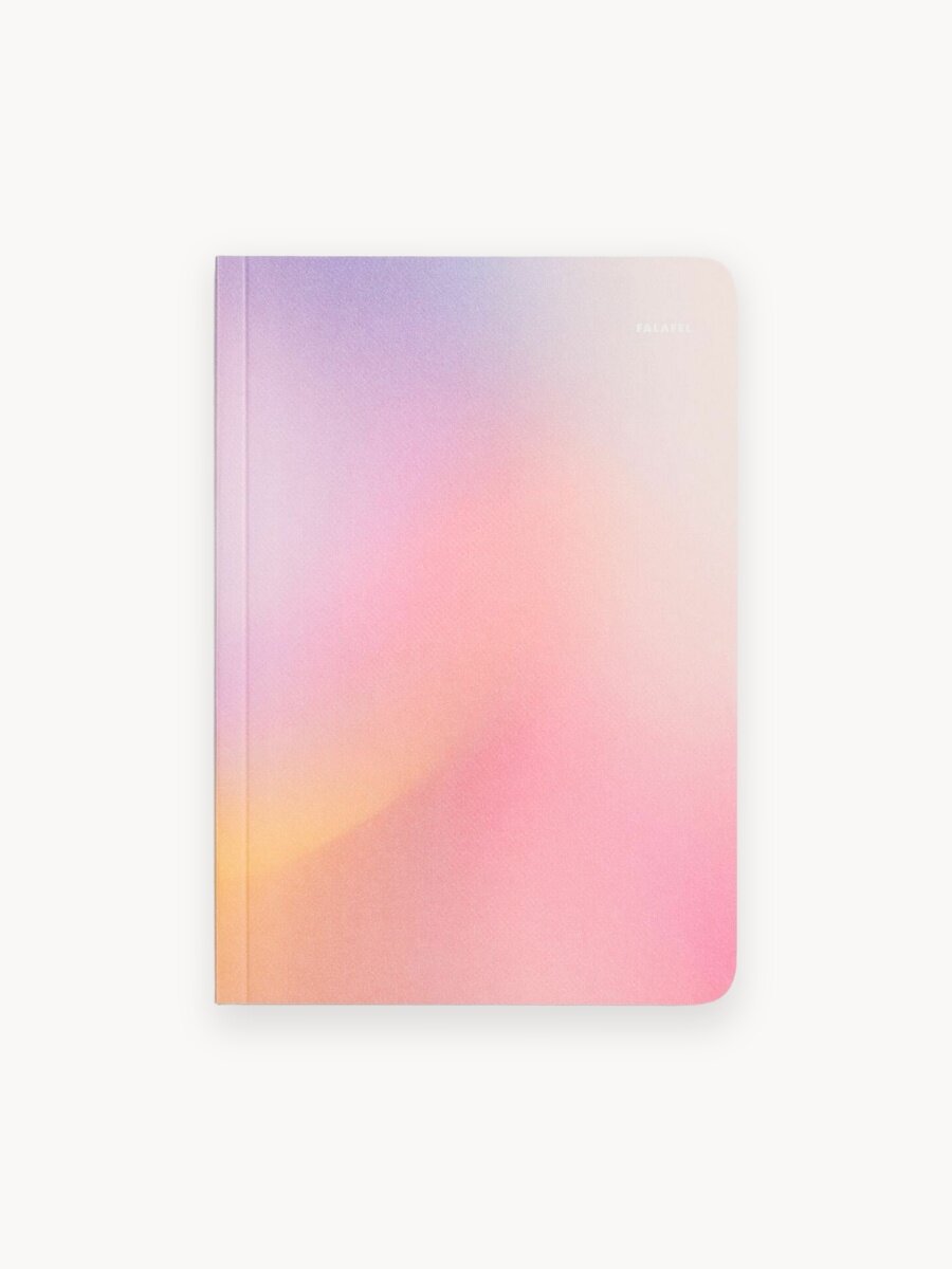 Блокнот в точку Falafel Cotton Candy A5, 128 страниц, белая бумага плотностью 120 г/м2