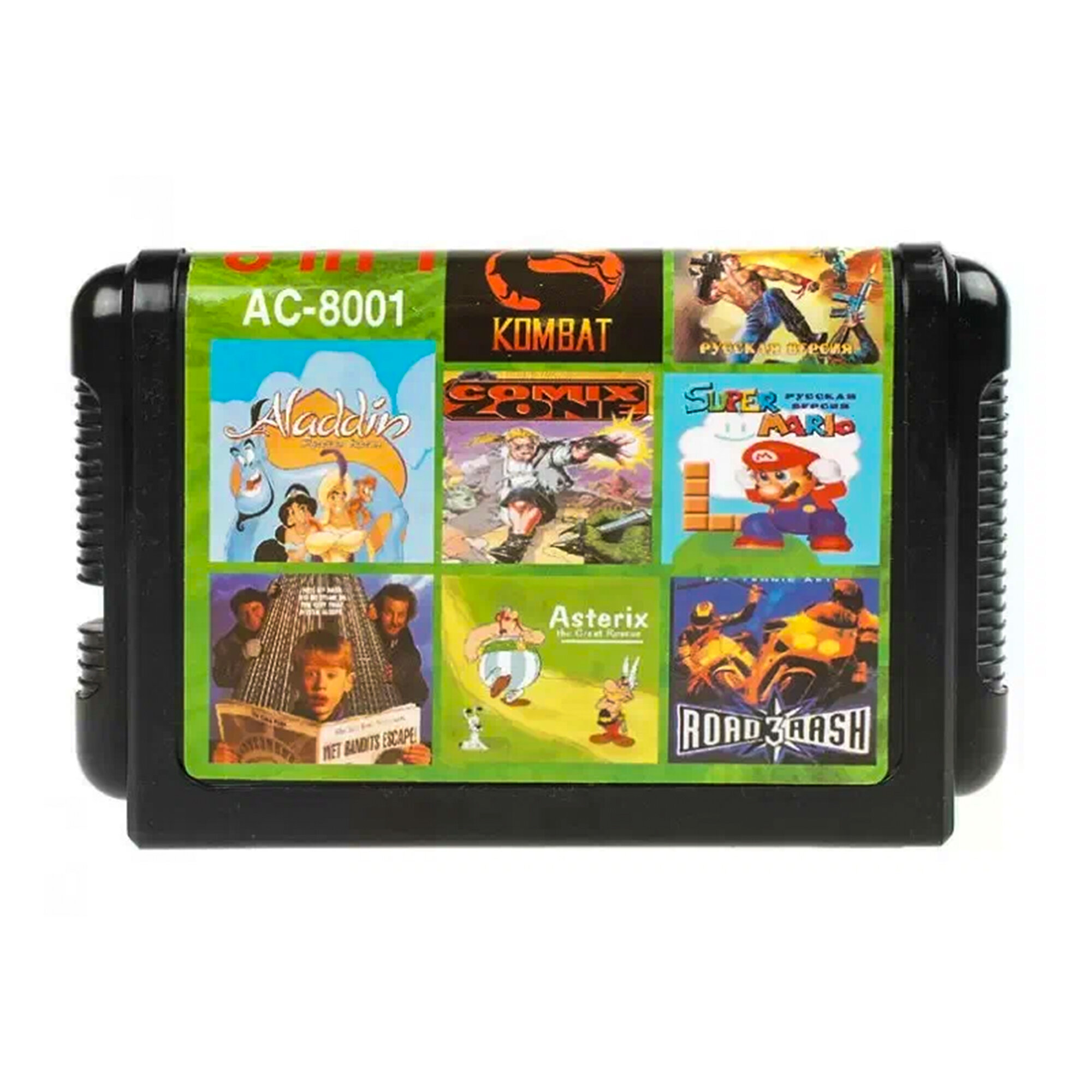 Картридж DVTech "Сборник 8 игр для Сега с Power Ranger", экшн, платформер