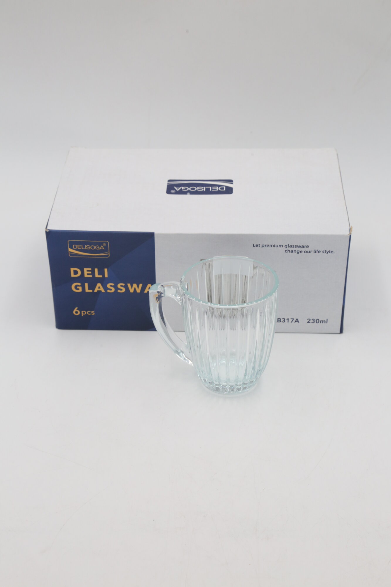 Стакан DELISOGA ZB317A-pk 230мл 6шт 6х12
