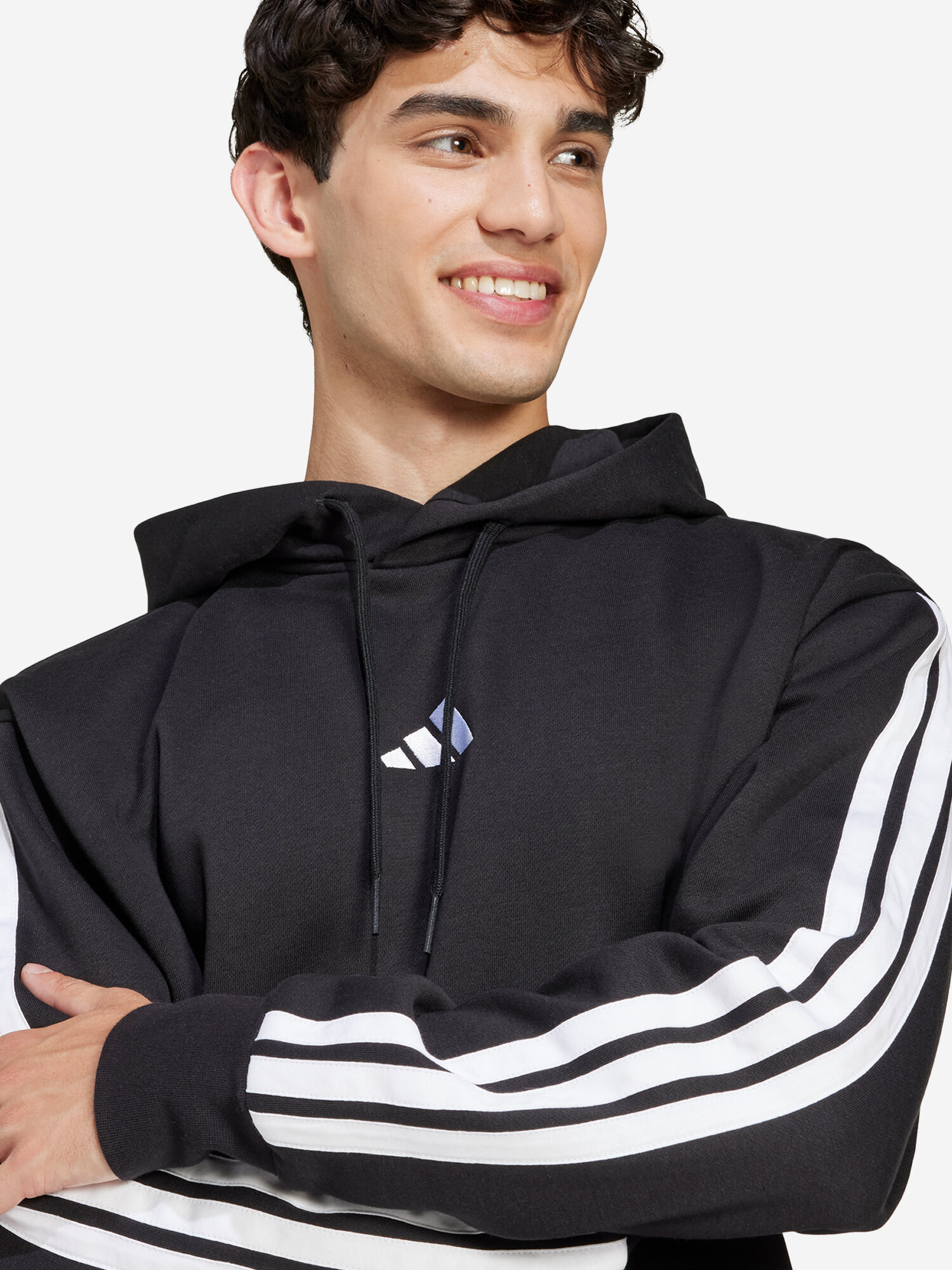 Худи спортивное adidas, размер XL, , черный — фото 1