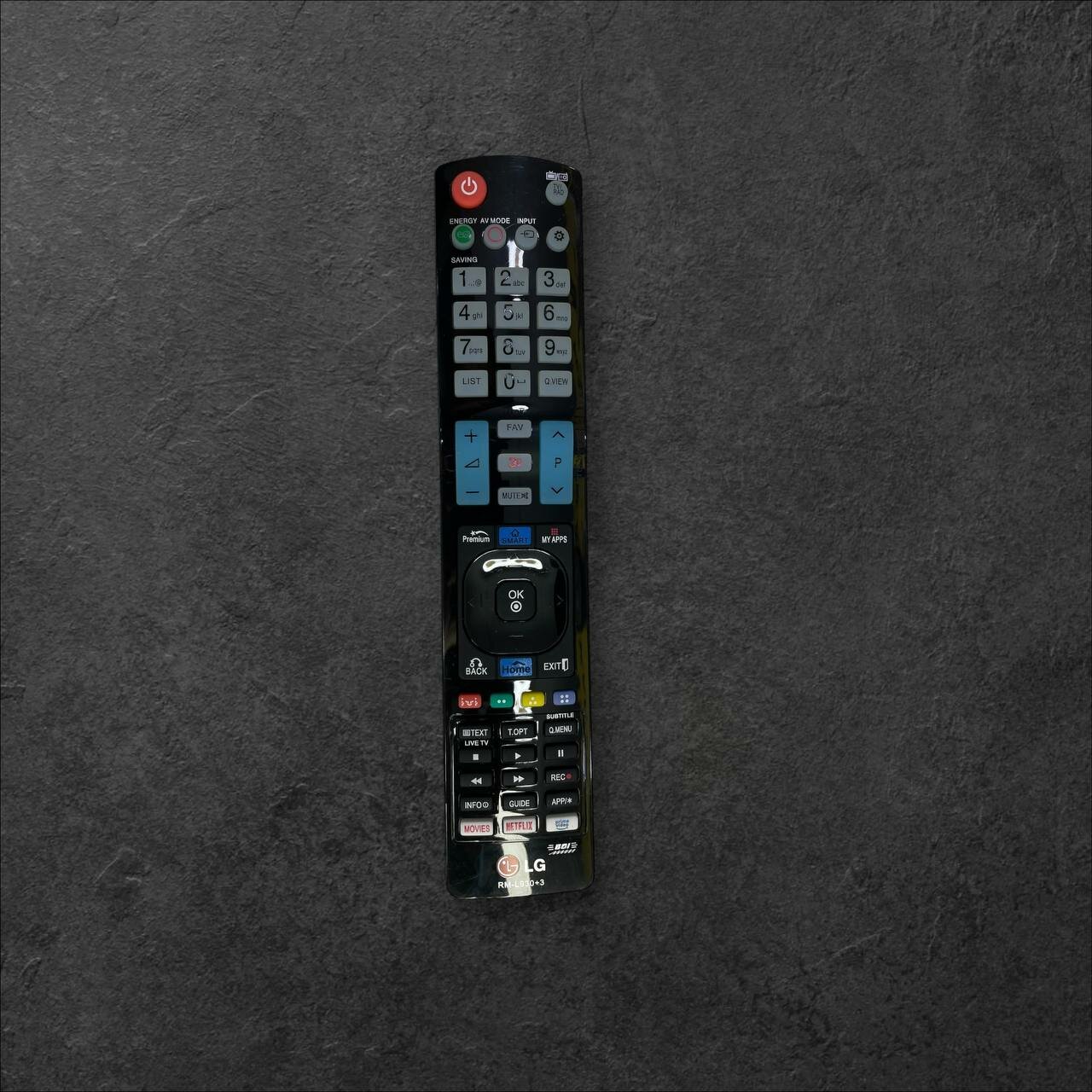 Универсальный пульт, для телевизор LG smart , АБС-пластик, черный