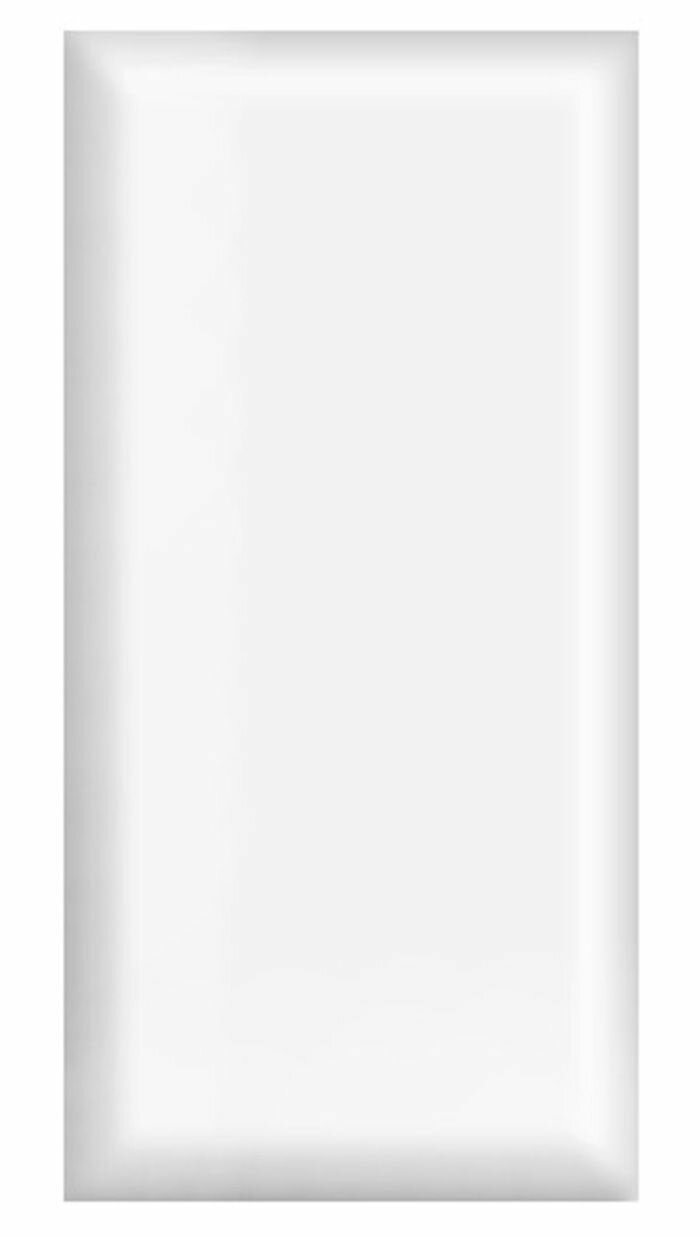 Креафорта Руасси плитка настенная матовая 200x99x92мм(40шт) (0792м2) белый