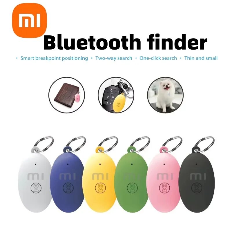 Изображение XIAOMI устройство слежения GPS анти-потерянный трекер IOS/Android для детей кошелек для ключей домашних животных умный Bluetooth трекер локатор, White