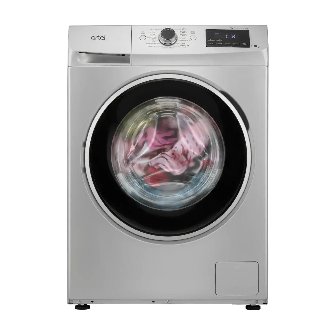 Стиральная машина Artel WF60F010AW, 1 г, Встраиваемая, Предварительная стирка, Цифровой, Отсутствует