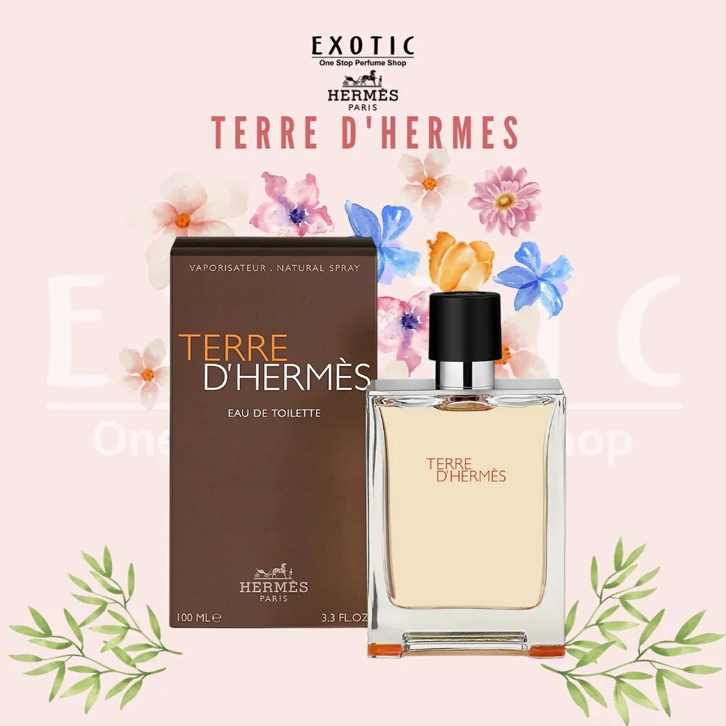 Туалетная вода Hermes "Terre D'Hermes", мужская, без спирта, 100мл — фото 1