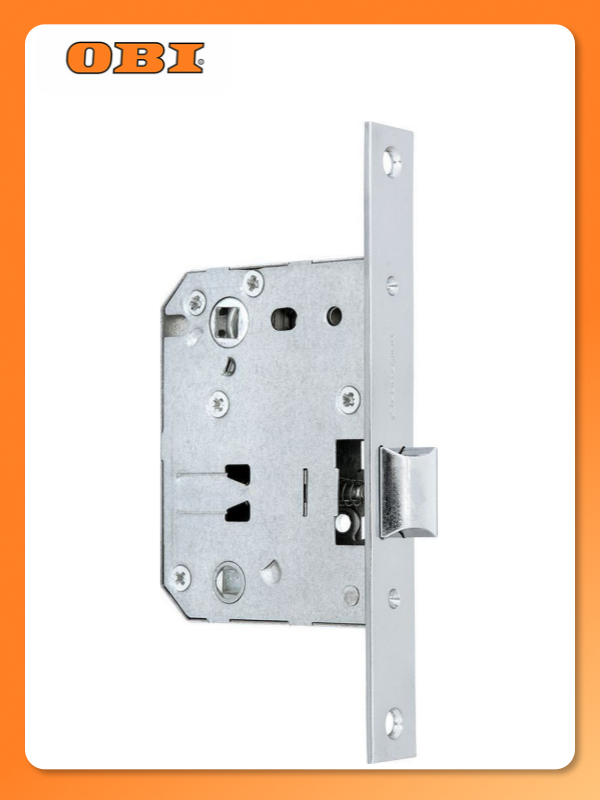 Дверная защелка Palladium 170 CP врезная ЦАМ хромированная 165x20x74 мм