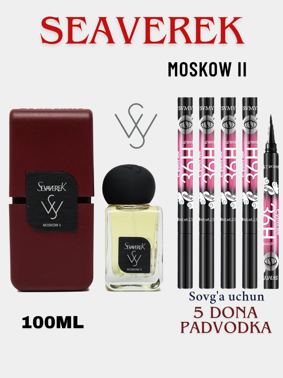 SEAVEREK MOSKOW II — Унисекс Парфюм с Ароматом 020 + Подарок 5 Подводок